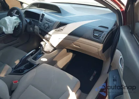 2012 Honda Civic Sdn Lx from USA, damaged, VIN 2HGFB2F5XCH605809